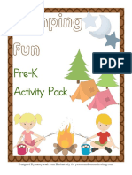 Camping Fun Pre K Activity Pack