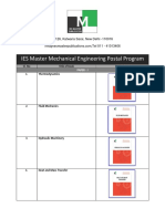 ESE GATE PSUs Mechanical Engineering Postal Program 2020