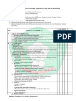 Checklist Keterampilan Konseling KB Tubektomi