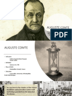 AUGUSTE COMTE - Early Life and Contribution To Sociology