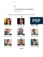 Conheça a Composição Do Senado Para a 56ª Legislatura — Senado Notícias