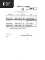 University of Mumbai: Examination Time Table PROGRAMME - S.E. (Computer) (Choice Based)