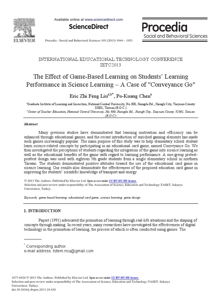 Enhancing Learning Through Games | PDF | Learning | Metacognition