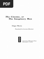Edgar Morin - The Cinema, or The Imaginary Man-University of ...