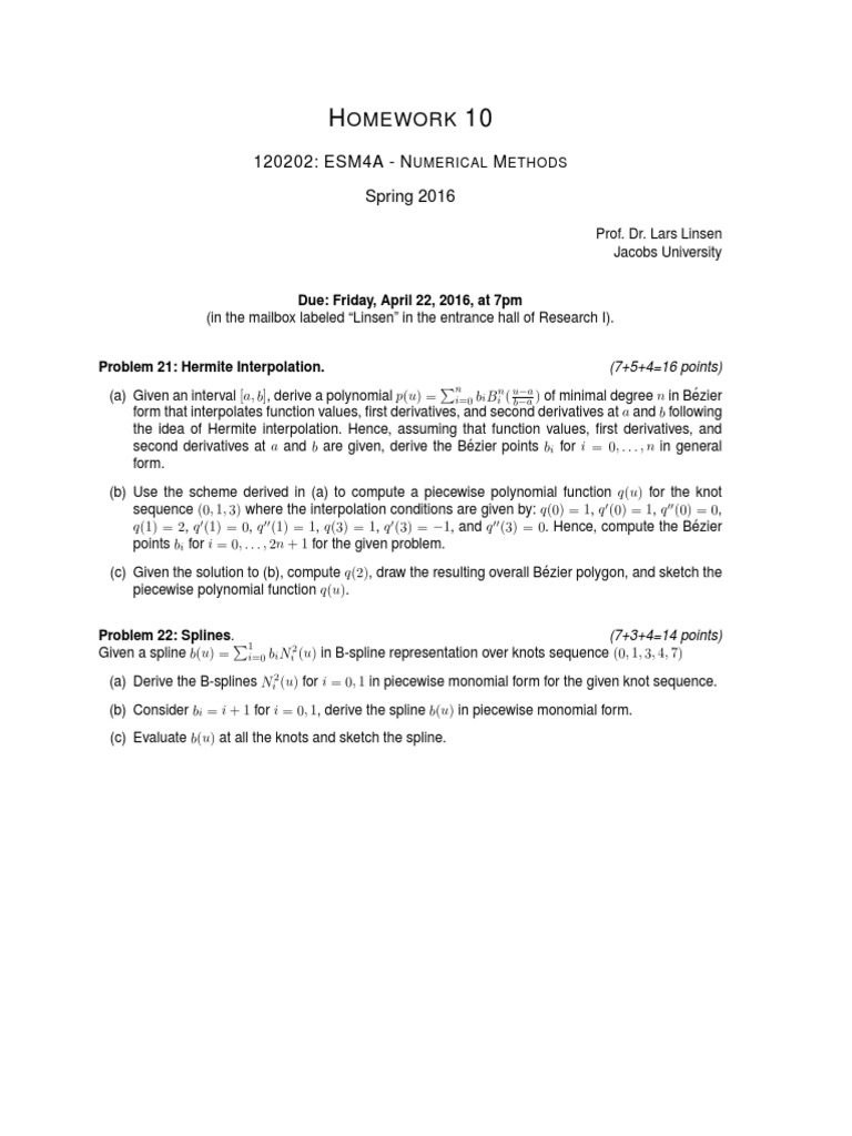 Homework10 PDF | PDF | Teaching Methods & Materials