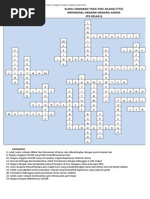 Kunci Tts Mengenal Negara-negara Asean Pdf