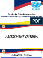 5 CFLGA Assessment Criteria