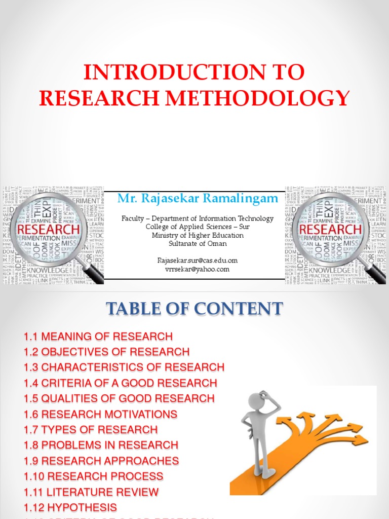 Introduction to Research Methodology | PDF | Scientific Method | Statistics