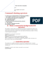 Command Chaining Operators: & - Runs A Command in Background (AND Operator)