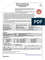 Irctcs E-Ticketing Service Electronic Reservation Slip (Personal User)