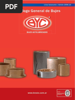 SOL Catalogo Byc Bujes Automotor 2009-2010 | PDF | Tecnologías