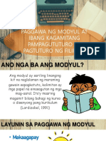 Fili 403 Paggawa NG Modyul