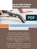 AAP Carpets & Upholstery Cleaning