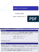 Probability and Statistics: B Madhav Reddy Madhav.b@srmap - Edu.in