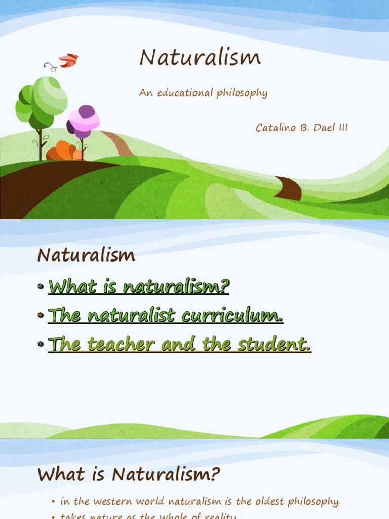 Naturalism 3 | PDF | Naturalism (Philosophy) | Jean Jacques Rousseau