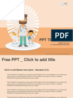 Doctor and Patients PowerPoint Templates Standard