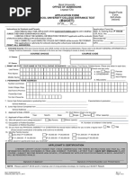 BUCET Application Form New PDF