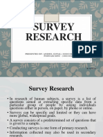 Survey Research Errors