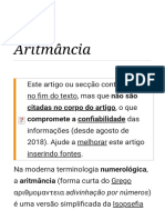 Aritmância - Wikipédia, A Enciclopédia Livre