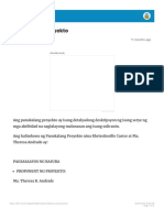 Panukalang Proyekto KMs Blog-1 PDF