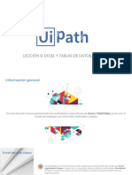 Excel y Tablas de Datos PDF