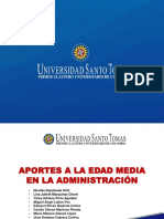 Edad Media aportes administración