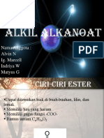 Alkil Alkanoat (Ester)