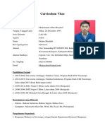 Curriculum Vitae: Data Pribadi