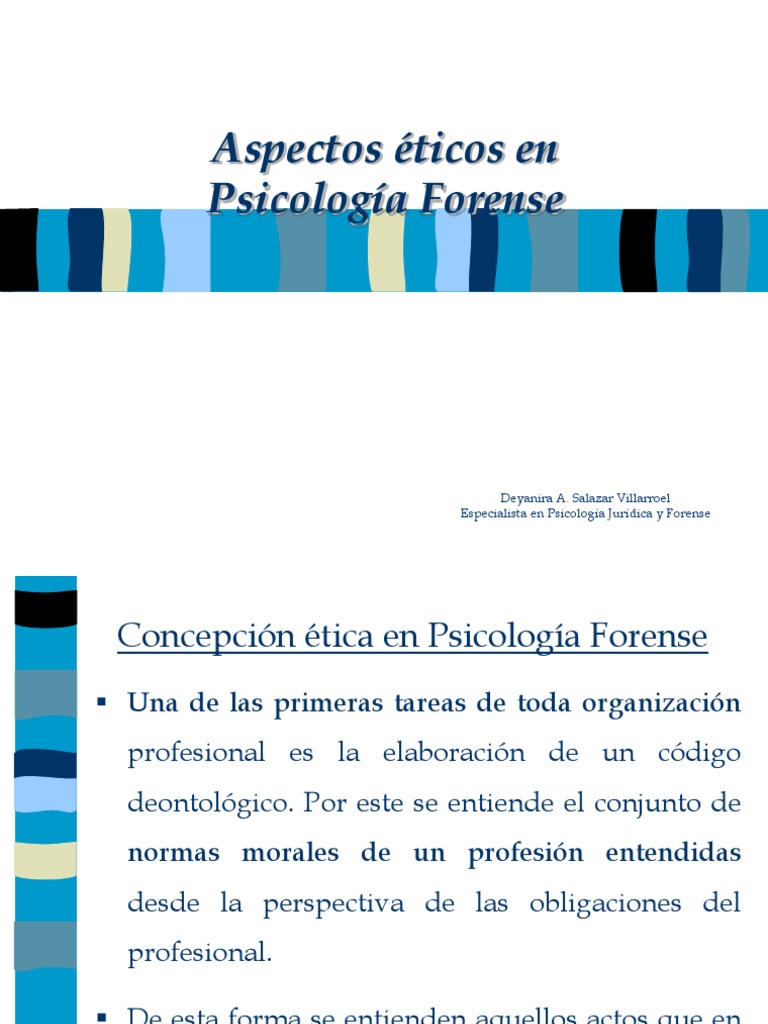 5.Funciones y Aspectos Éticos Del Psicólogo Jurídico