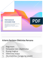 Penyusunan Dokumen RKM - Evi