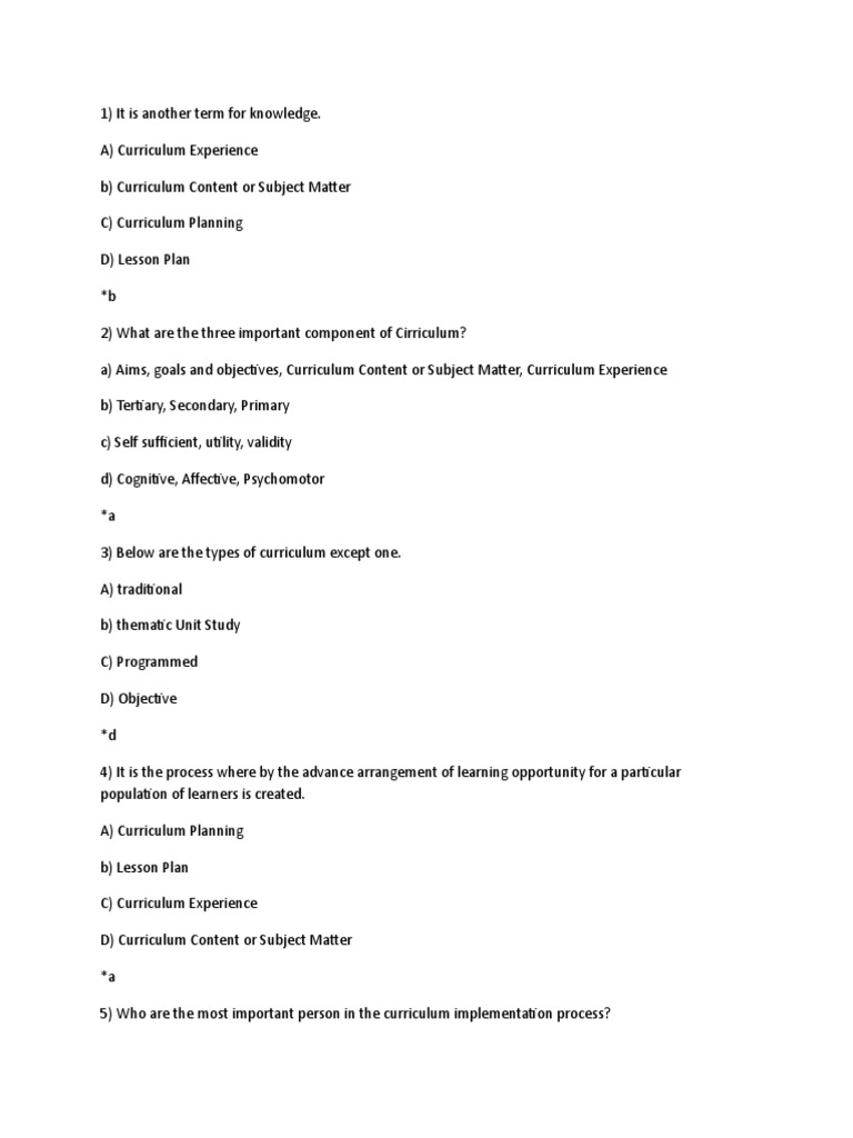 Profed Pdf Curriculum Educational Assessment