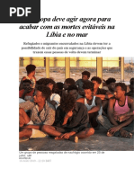 A Europa deve agir agora para acabar com as mortes evitáveis na Líbia e no mar.docx