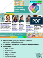 Assessment of Creativity and Computational Thinking in Scratch Projects