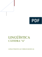 Guías temáticas y bibliográficas de Lingüística Cátedra A