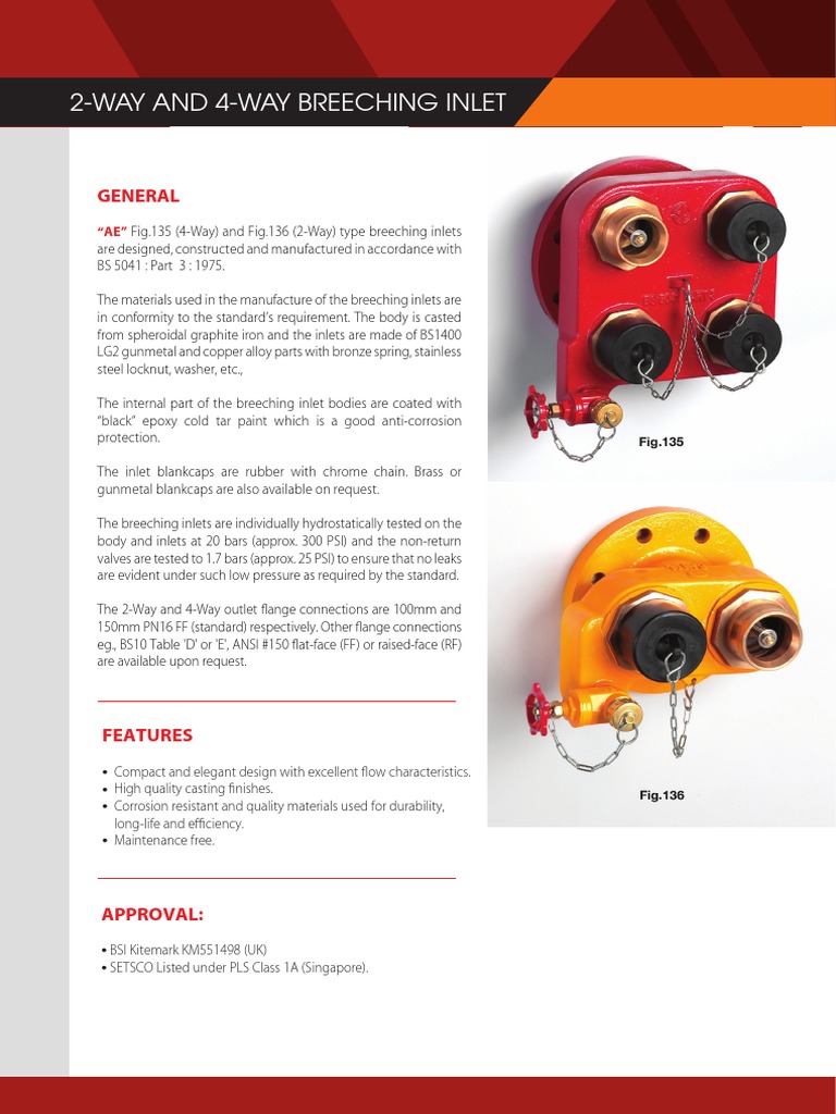 Ecat Breeching Inlet Data Sheet | PDF
