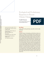 Ecological and Evolutionary Responses To Recent Climate Change 399 PDF