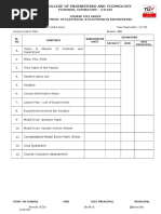 Lab Course File Index