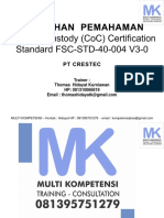 MATERI CoC FSC by Thomas Hidayat K MK Training PT Crestec