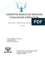 Conceptos Basicos de Medicion y Evaluacion Conductual 2018