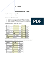 Simple Present Tense