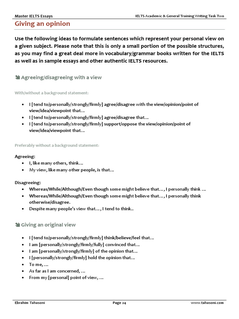 IELTS Writing Task 2 Templates | PDF | Essays | Goal