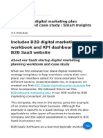 B2B startup digital marketing plan workbook and case study   Smart Insights.pdf