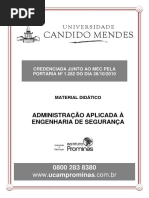 Administração Aplicada à Engenharia de Segurança