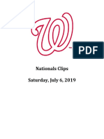 Nationals Clips Saturday, July 6, 2019