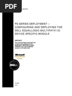 Download Configuring and Deploying the Dell Equal Logic Multipath I O Device Specific Module DSM in a PS Series SAN1 by Andrew J Cadue SN42174859 doc pdf