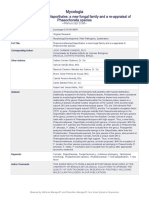 Mycologia: Phaeochorellaceae/Diaporthales: A New Fungal Family and A Re-Appraisal of Phaeochorella Species