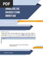 Estatística básica Minitab