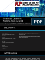 Elementos Químicos (Cobalto,Yodo,Azufre) 2