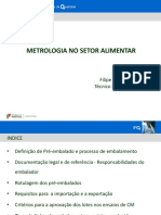 Metrologia no setor alimentar