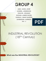 INDUSTRIAL REVOLUTION (18TH Century)